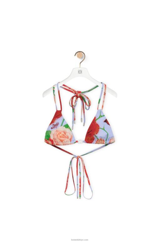 Loewe teknik jarse pembe bikini üstü 02600947 kadınlar Pembe kırmızı