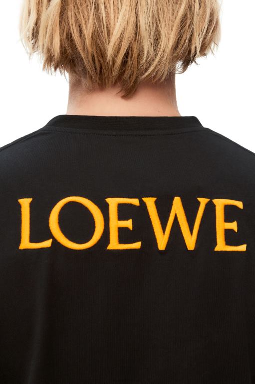 Loewe pamuklu calcifer t-shirt 02600830 kadınlar çok renkli