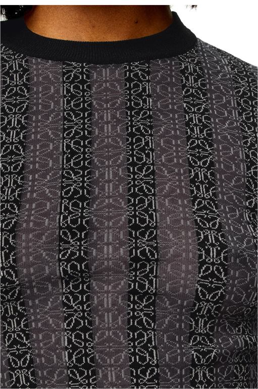 Loewe anagram devore viskon kazak 026001016 kadınlar siyah