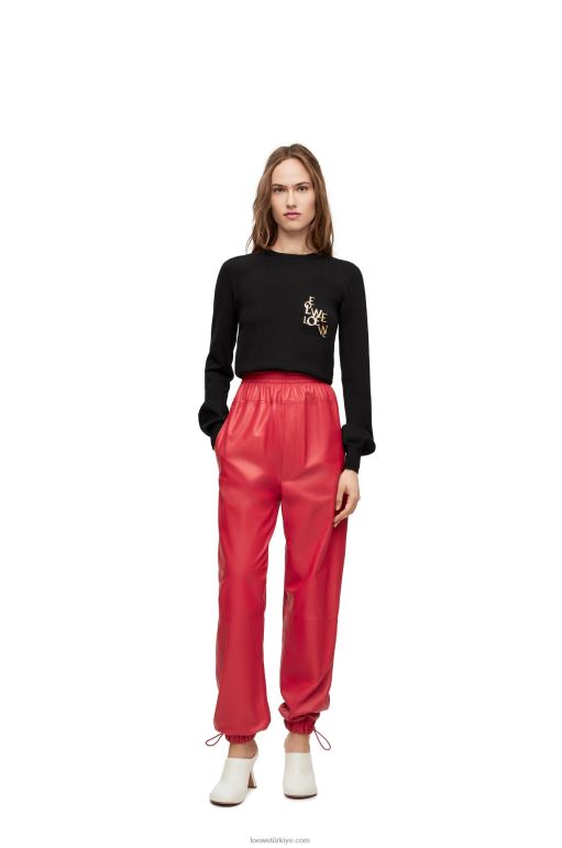 Loewe yün çekicilik kazak 02600959 kadınlar siyah