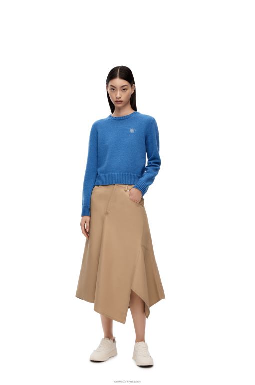 Loewe yün kazak 02600981 kadınlar Mavi kot